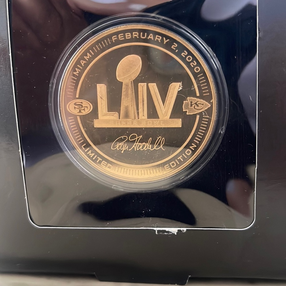 Super Bowl LIV 2020 Bronze Mint Game Coin Collection